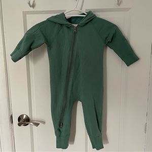 Sapling Organic Cotton Zippered Romper